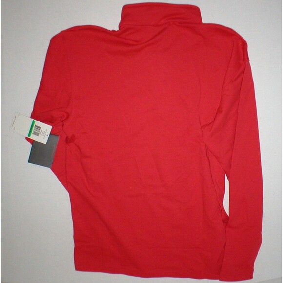 NWT $149 Spyder Mens Training New Shirt L Red Run Ski Zipper Neck Logo Walk Gym - Picture 4 of 4